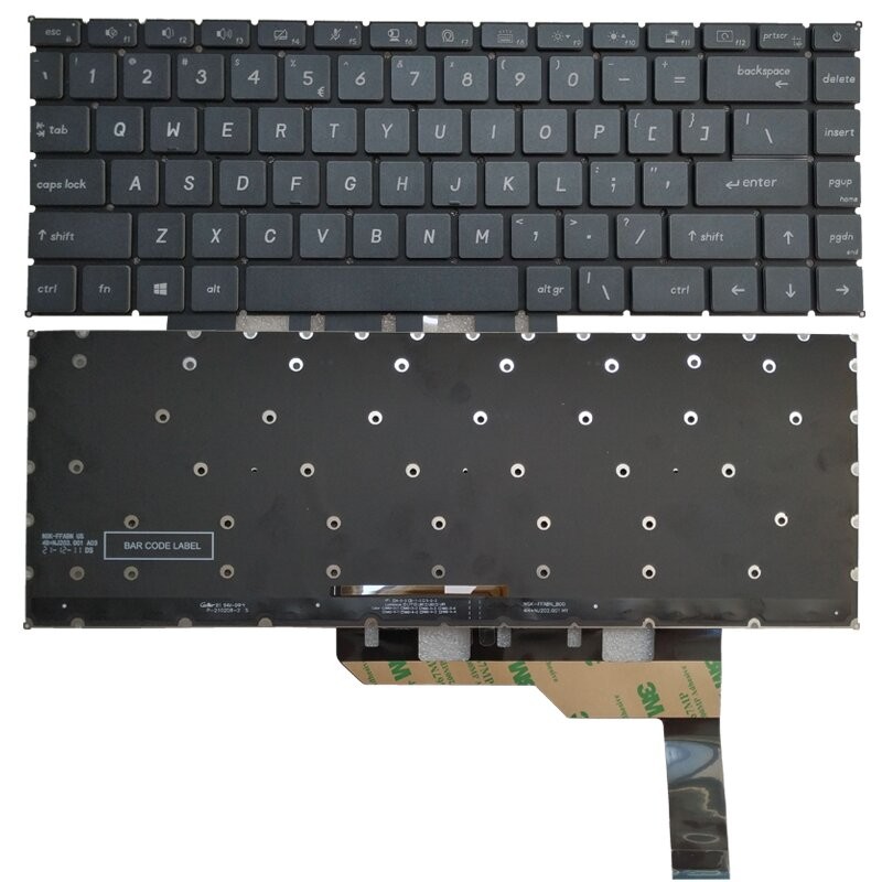 New Backlit US/Spanish Keyboard For MSI Modern 15 A10M A10RAS A10RBS MS-1551