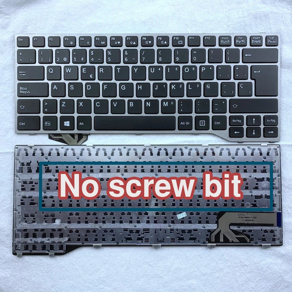Universal Spanish Keyboard For Fujitsu Lifebook E733 E734 E743 E744 U745 E546 E547 E544 E736 E746 T7