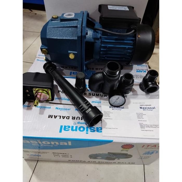 Mesin Pompa Air Nasional MC 255 Jet Pump 255 JMC3 Sumur Dalam Otomatis