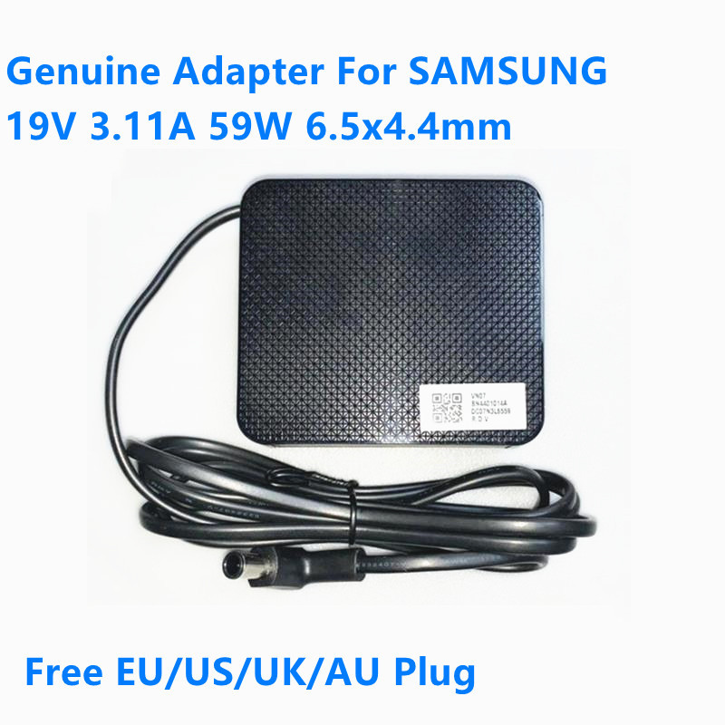 Genuine 19V 3.11A 59W 6.5x4.4mm A5919_RDY BN44-01014A A5919-RDY Power Supply AC Adapter For SAMSUNG 