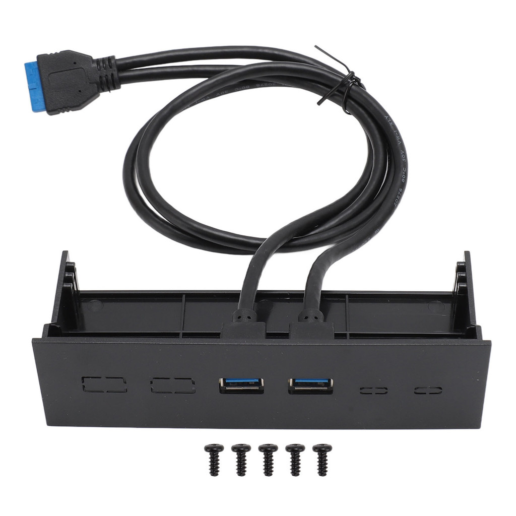 5.25 Inch Front Panel USB Hub Dual Port 5Gbps USB3.0 Optical Drive Front Panel Computer Case Expansi