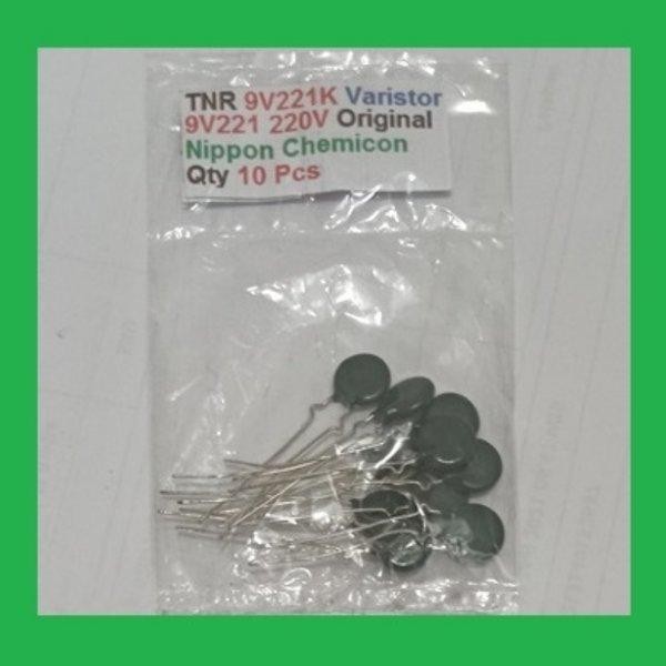 QTy 10 Pcs TNR 9V221K Varistor 9V221 220V Nippon Chemicon *