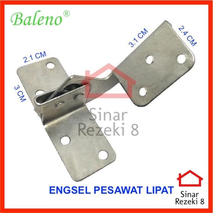 Engsel Pesawat Lipat / Engsel Sendok Pintu Meja Lemari Tanpa Bobok *