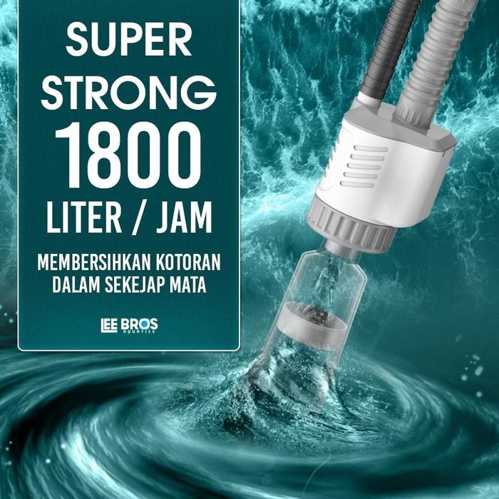 VACUUM AQUARIUM DAN KOLAM / SIPHON GRAVEL AQUASCAPE / ELECTRIC VACUMN