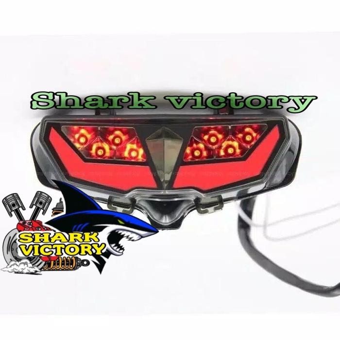 Murah Stoplamp Xabre Vixion New Led 2018 Lampu Stop Belakang Xabre - Stoplamp 3 In 1 Motor