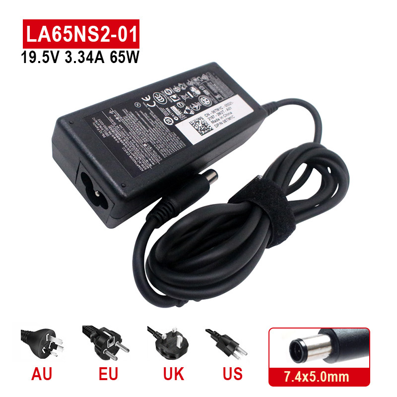 19.5V 3.34A 65W 7.4*5.0mm AC Adapter Charger for Dell E7440 E7450 E7470 M431R n4030 N4110 ADP-65TH F