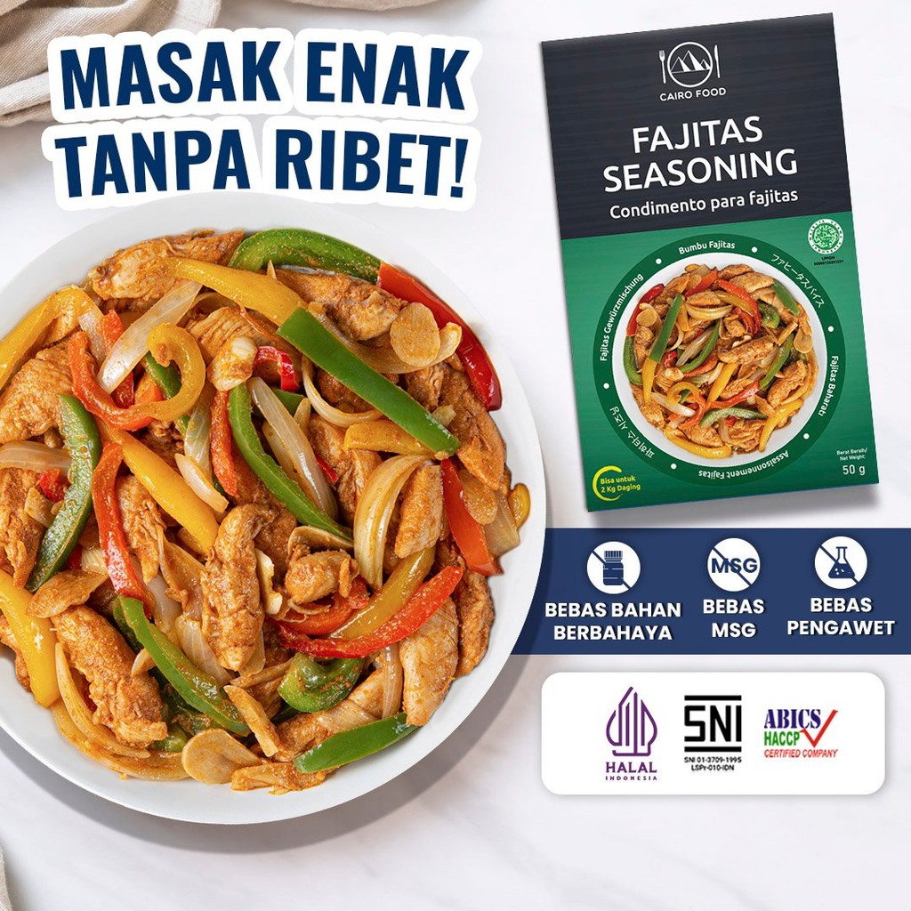 

Bumbu Fajitas Sehat - Cairo Food