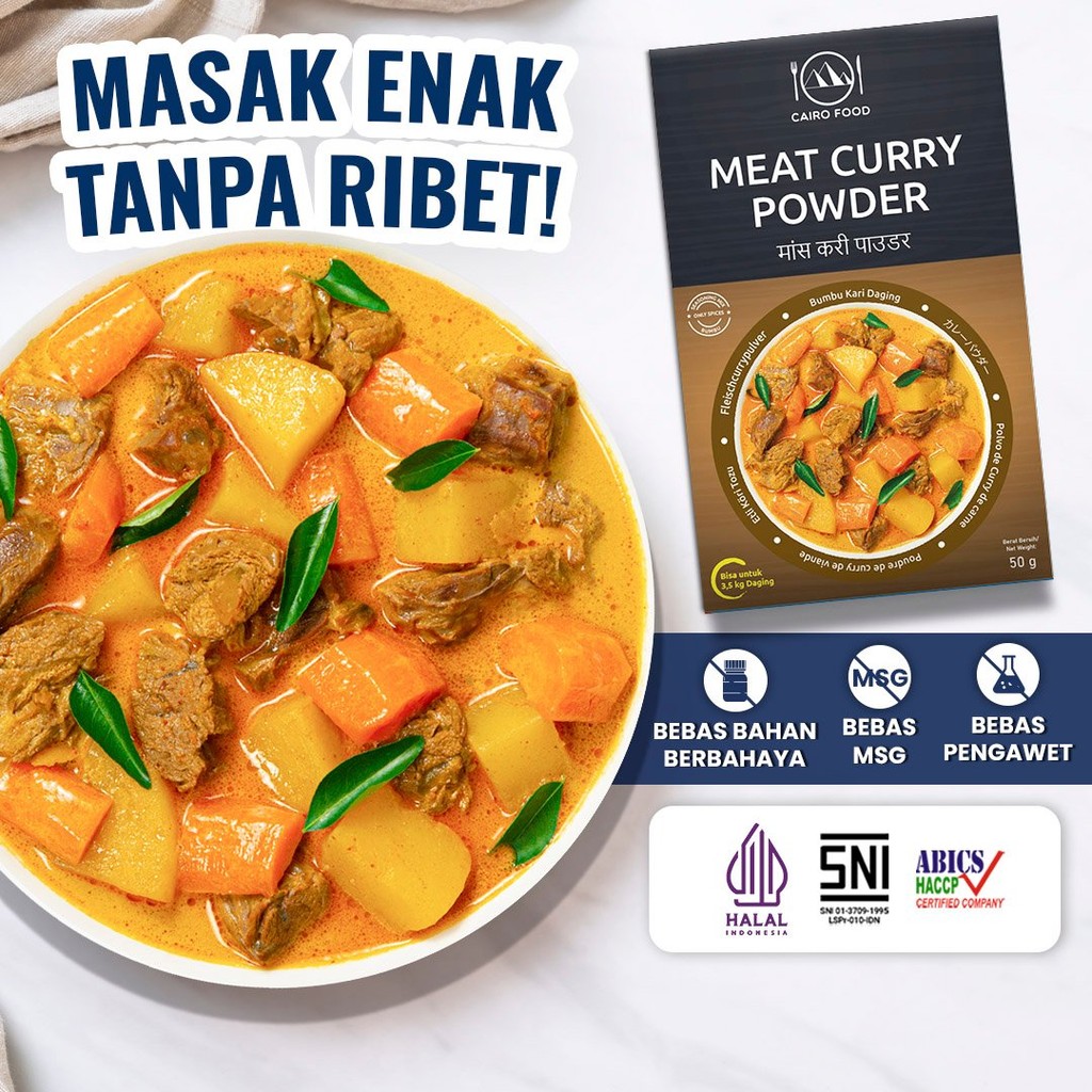 

Bumbu Kari Daging Sehat - Cairo Food