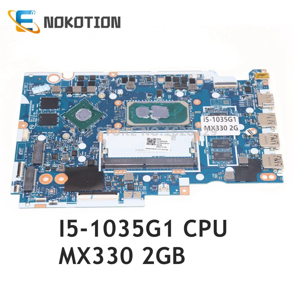 NOKOTION 5B20Y88167 NM-D031 For lenovo Ideapad 3-15IIL05 3-14IIL05 Laptop Motherboard I5-1035G1 CPU 
