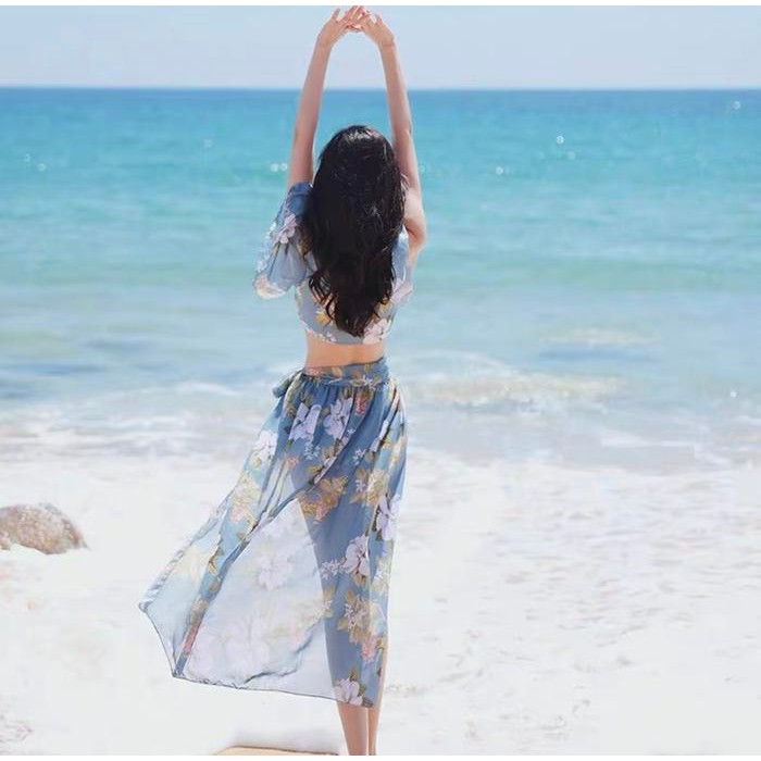 Promo Bikini Set Outer Wanita Pantai Baju Renang Murah Premium Import Sexy Bali Beachwear Swimwear