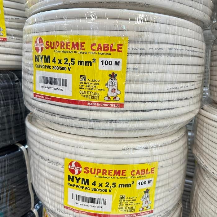KABEL NYM 4x2,5 4x2.5 100M (Meter) Supreme