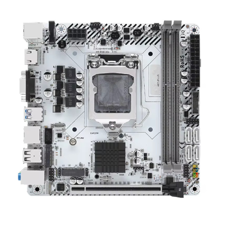 For JGINYUE H97 ITX LGA 1150 Motherboard  i3 i5 i7 E3 CPU DDR3 1600MHz 16GB M.2 NVME SATA USB3.0 VGA