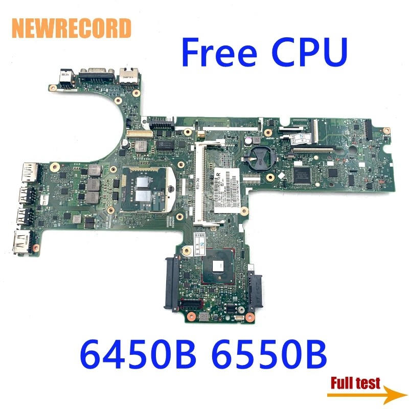 For HP 6450B 6550B Laptop Motherboard 613293-001 6050A2326601-MB-A02-001 HM57 GMA HD DDR3 Free CPU M