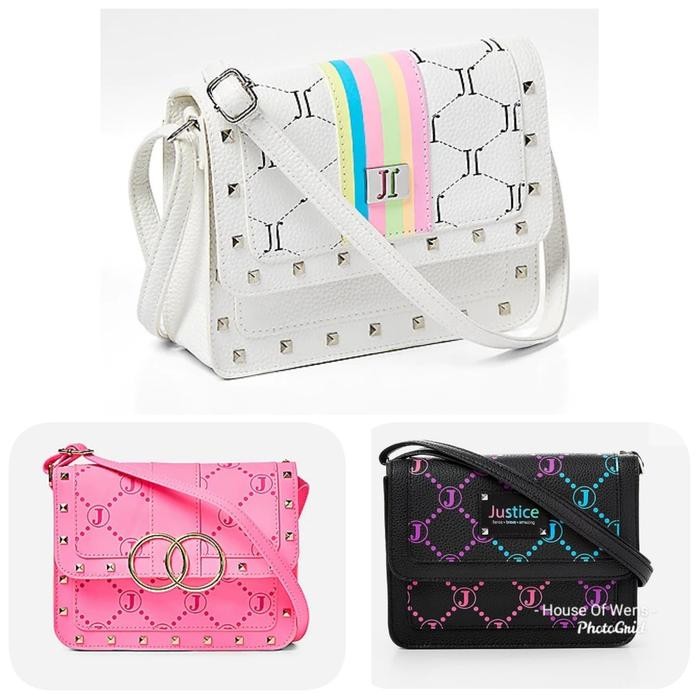 Justice Signature Crossbody Bag - Tas Slempang Justice