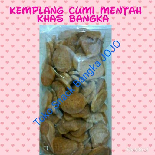 

ASLI Kerupuk Kemplang Cumi Mentah makanan khas bangka snack oleh oleh jojo READY STOCK