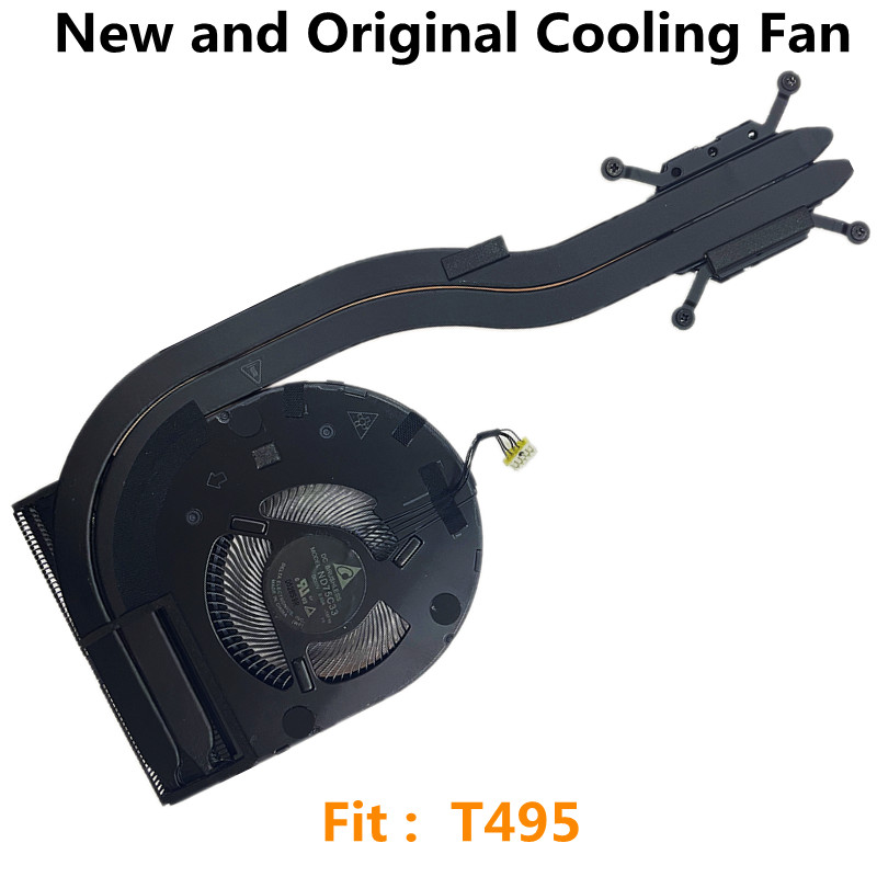 New Original CPU Cooling Fan Heatsink Radiator Cooler For Lenovo Thinkpad T495  Laptop FRU：02DL962 0