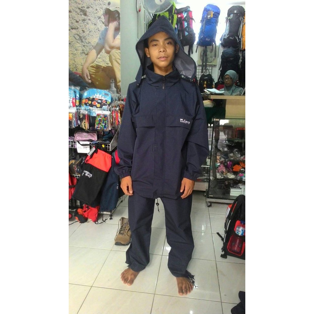 Setelan Jas Hujan Gore-Tex Pro-Camp Raincoat For Outdoor,Hiking,Motor