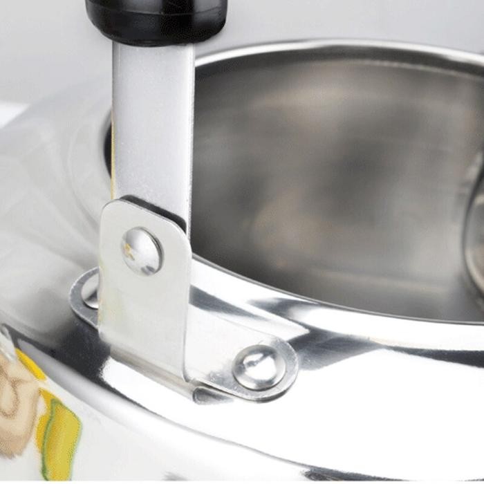 Teko katel ketel Air Kettle 1 Liter teko rebus masak pemanas air 1ml Stainless Steel bunyi siul teko