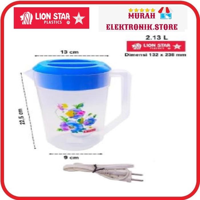 TEKO LISTRIK PLASTIK 2,1 L / MUG LISTRIK 2,1 L SNI masih ready