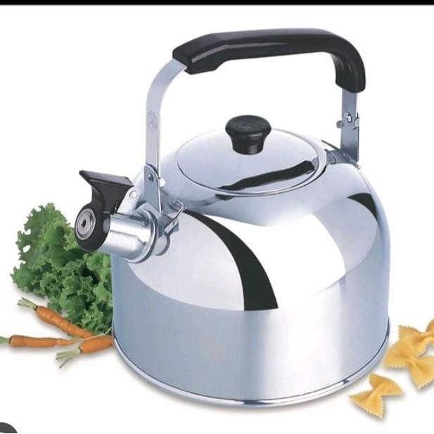 Zebra Whistle Kettle Smart / Teko stainless steel Gagang masih ready