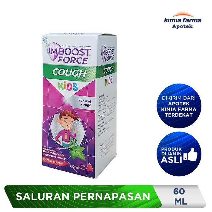 Imboost Force Cough Kids Sirup 60 ml / Obat Batuk Herbal Anak / Kimia Farma