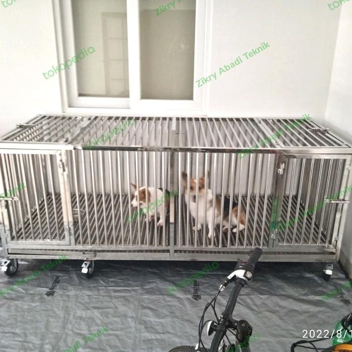 Kandang Anjing Stainless Steel