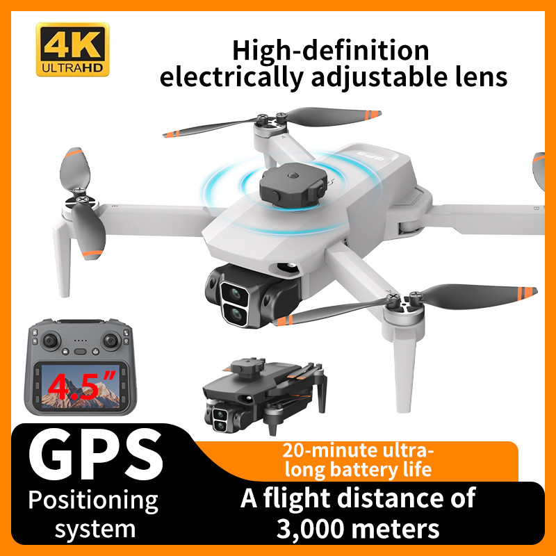 IMPORT LYZRC L106-1 GPS Drone With 4K Professional HD Camera 4.5" Screen 5G WIFI Brushless Motor FPV
