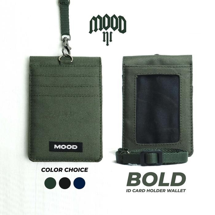 

Id Card Holder Name Tag Wallet Lanyard Bold by Mood Adventure