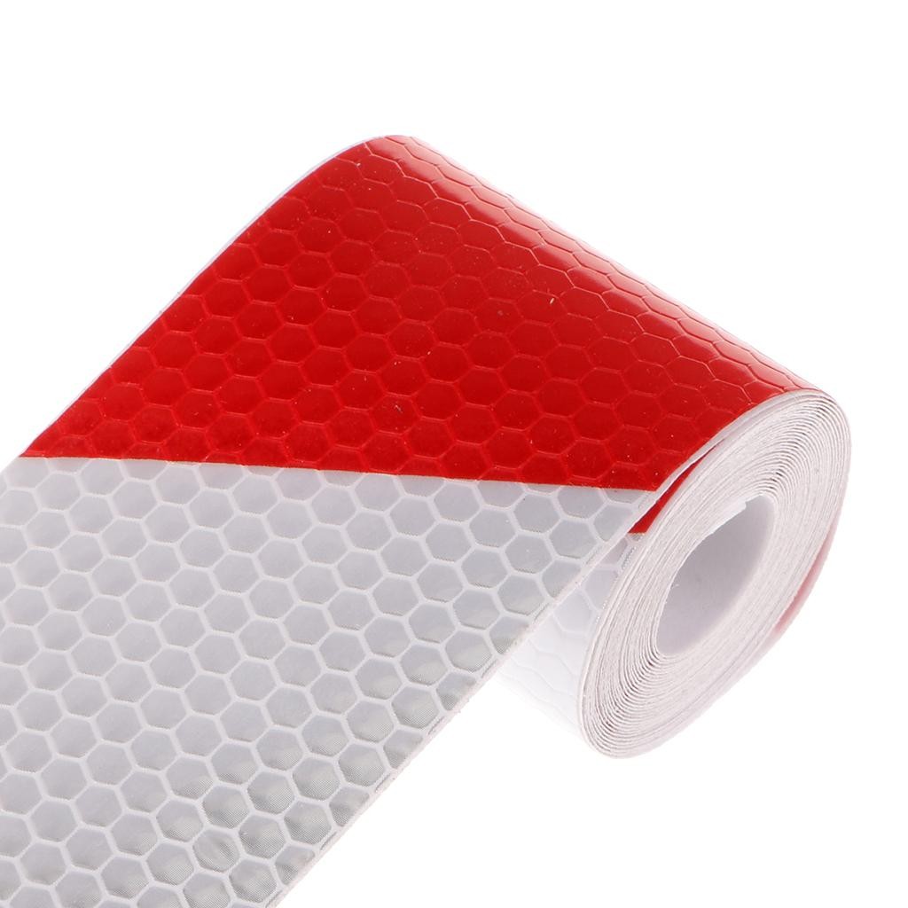 

2in X 10 Reflective Red and White Conspicuity Tape Trailer Waterproof self-
