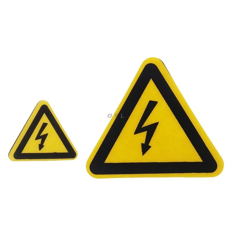 

Warning Sticker Adhesive Labels Electrical Shock Hazard Danger Notice Safety 25mm 50mm 100cm PVC