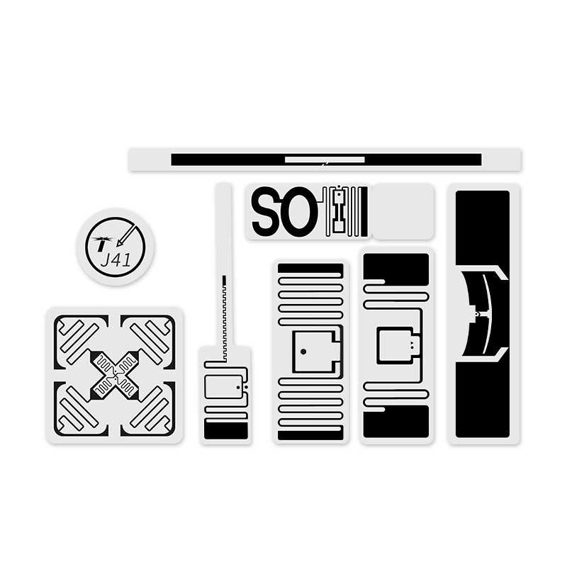 1000pcs UHF RFID Labels Multiple Styles Passive UHF Adhesive Label Coated Paper RFID Sticker Label