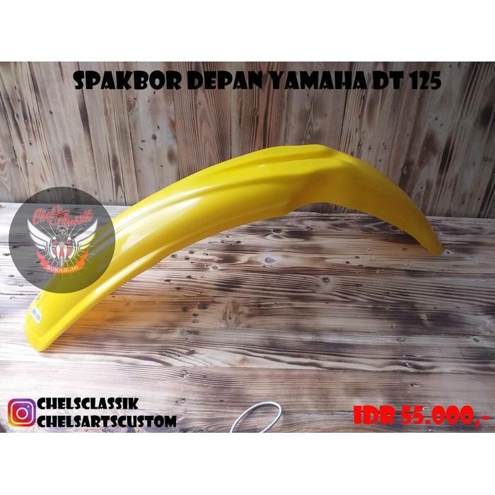 spakbor depan yamaha dt 125 / spakbor depan trail jadul *