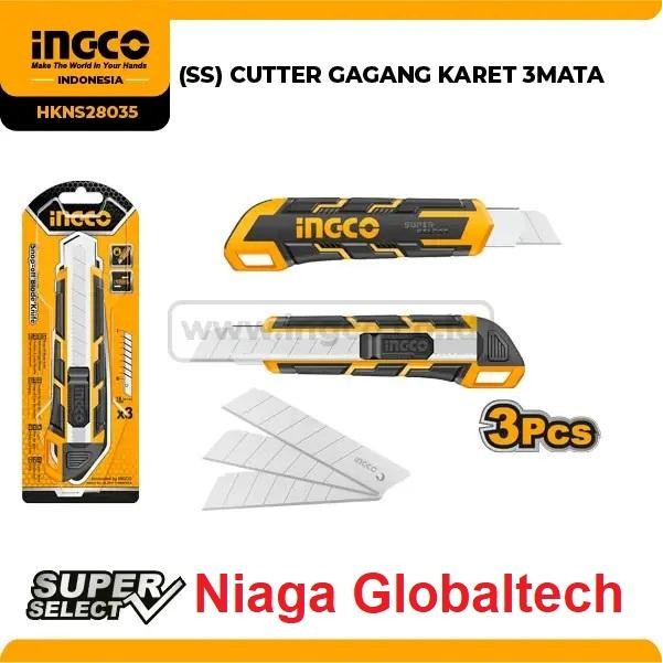 INGCO CUTTER BESAR SNAP OFF BLADE KNIFE PISAU INGCO *