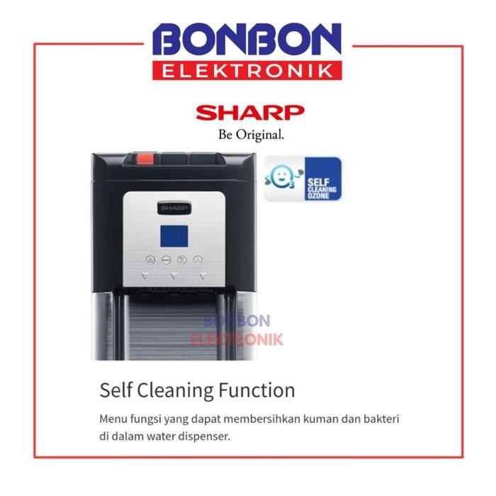[/] Sharp Dispenser Galon Bawah Swd-73Ehl-Bk / Swd73Ehlbk