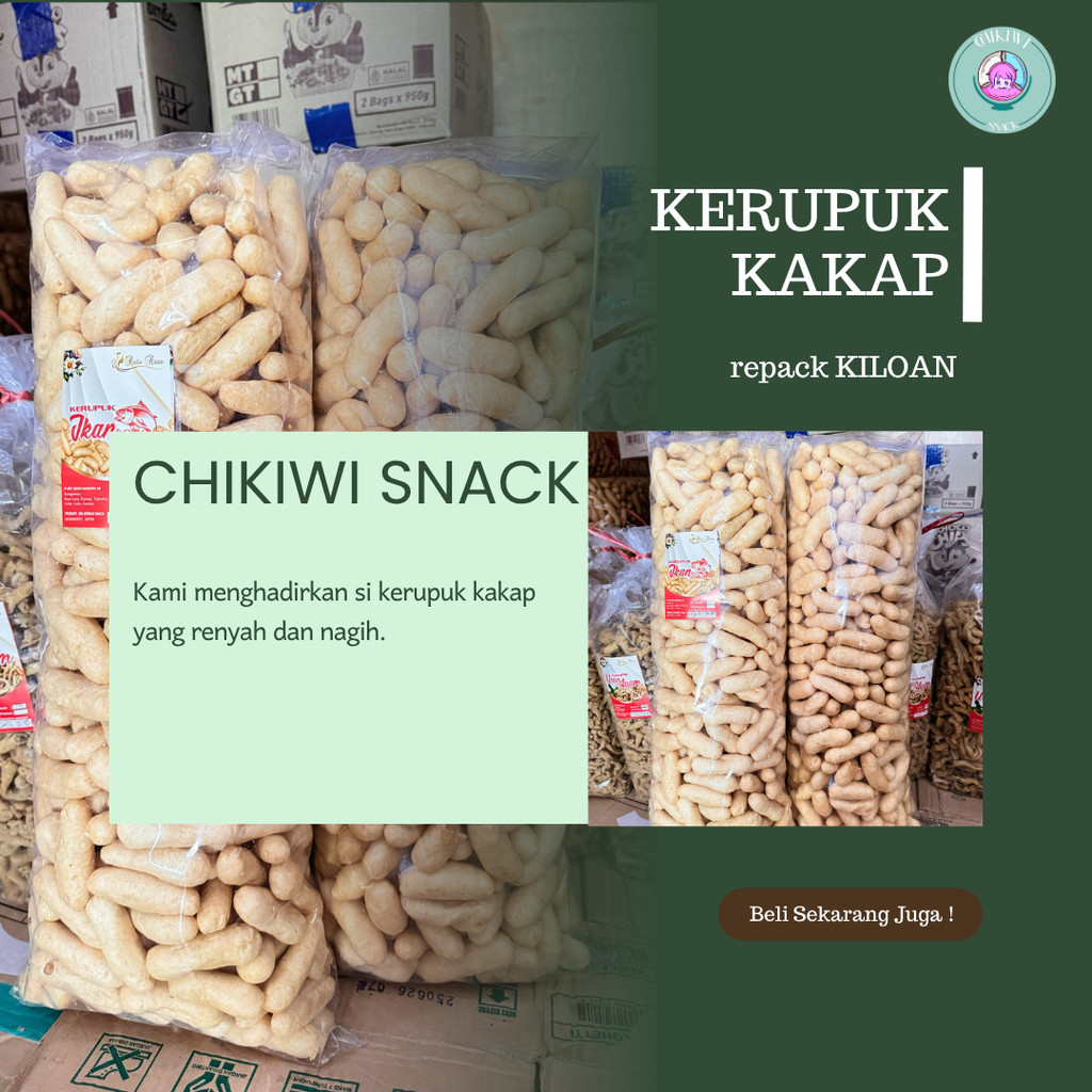 

KERUPUK KAKAP GURIH LARIS ENAK MURAH SERBA 15RIBU