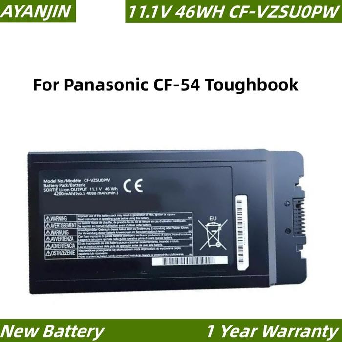 CF-VZSU0PR CF-VZSU0PW CF-VZSU0GW 11.1V 46WH/4200mAh Laptop Battery For Panasonic CF-54 Toughbook CF-
