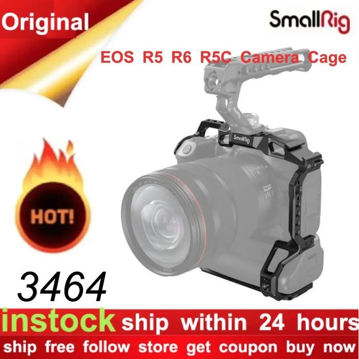 SmallRig EOS R5 R6 R5C Camera Cage for Canon EOS R5/R6/R5C with