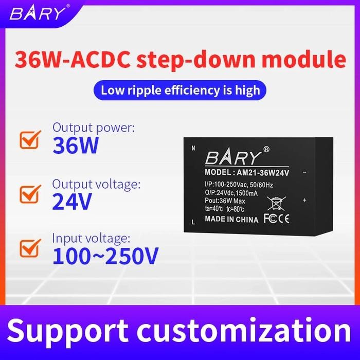 AM21-36W24V Buck Power Supply Module110V 220V To 12V 3A 24V 1.5A 36W
