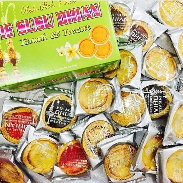 

SIAPKIRIM Oleh-oleh Khas Bali Pie Susu Dn Isi 50 - Makanan Cemilan Kue Snack Food READY STOCK