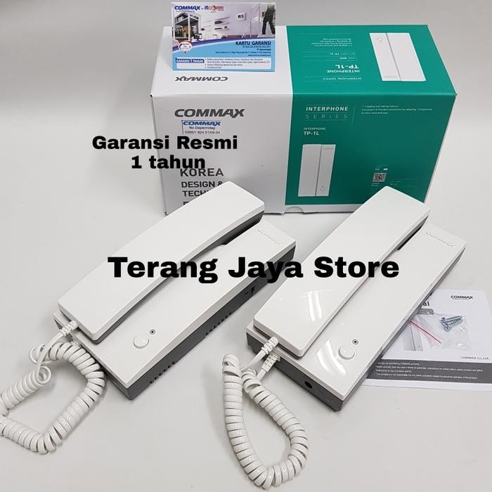 Terlaris Intercom Commax Tp-1L Interphone Kabel Commax Tp1L Interkom Commax Tp-1L (Sepasang/2 Unit)