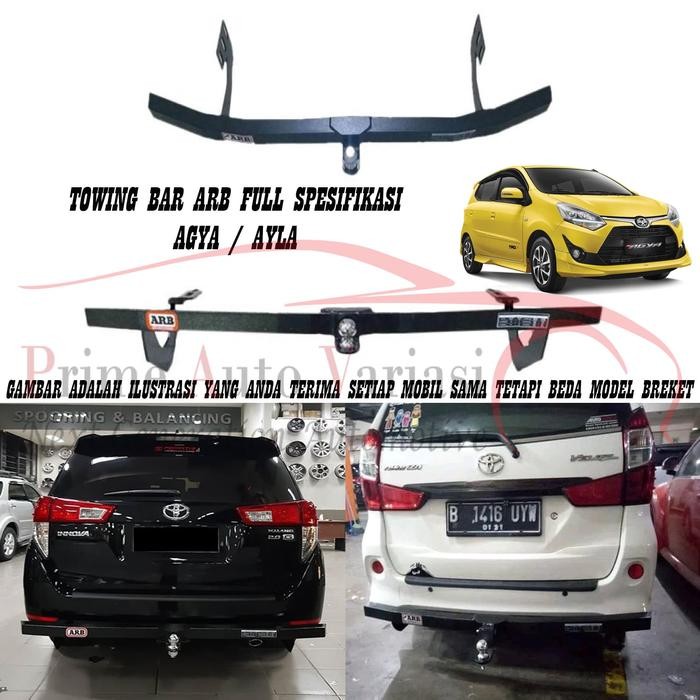 Ready Towing Bar Arb Besi Bumper Belakang Towing Bar - Agya Ayla Terbaru