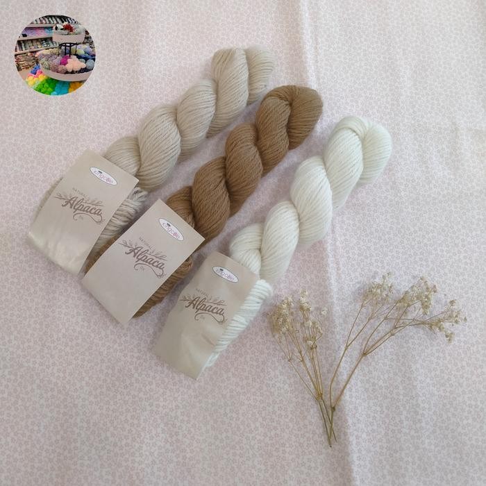 

Benang Rajut Import Natural Alpaca Dk 50gr