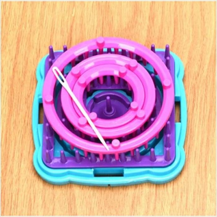 

knitting loom set/ alat banti rajut set/ flower maker wool yarn needle