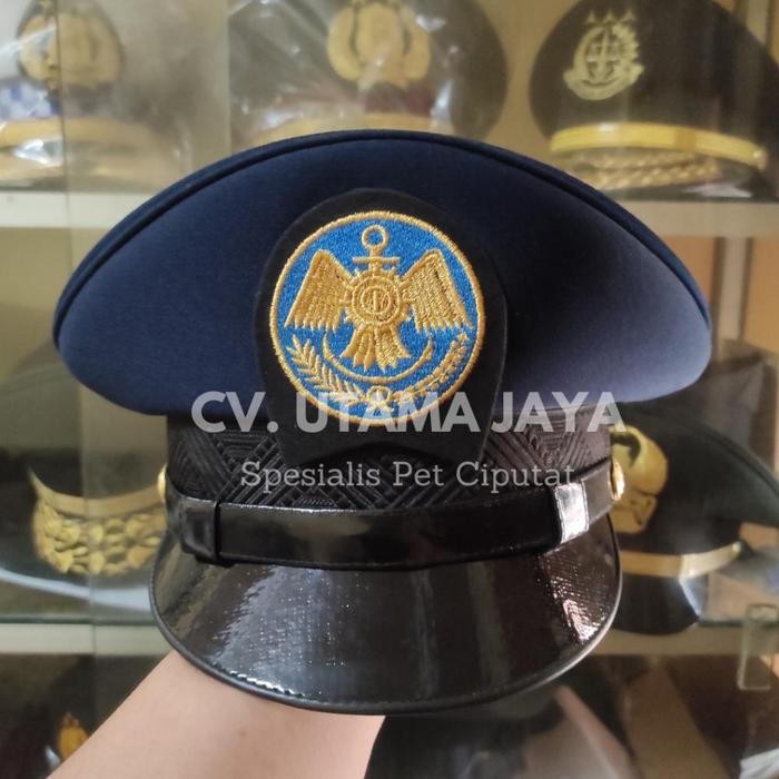 (Sale) Topi Pet Dishub Dinas Perhubungan Golongan 2A 3A Kemenhub List Hitam Kuning Putih 2A 2B 2C 2D