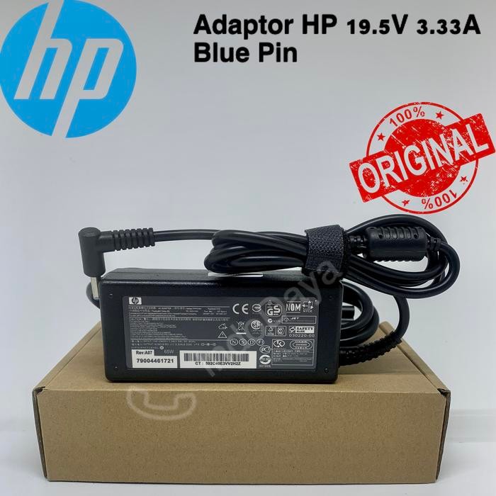 Adaptor Cas Charger Laptop Original HP 14 Envy Pavilion 19V 3.33A