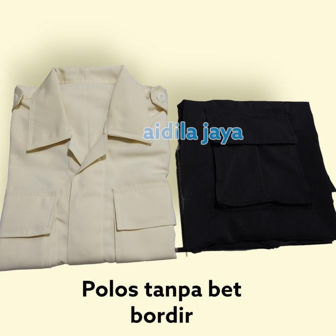 Terbaru Seragam Pdl Security Satpam Baru Model Baru Krem Bahan Twist Halus