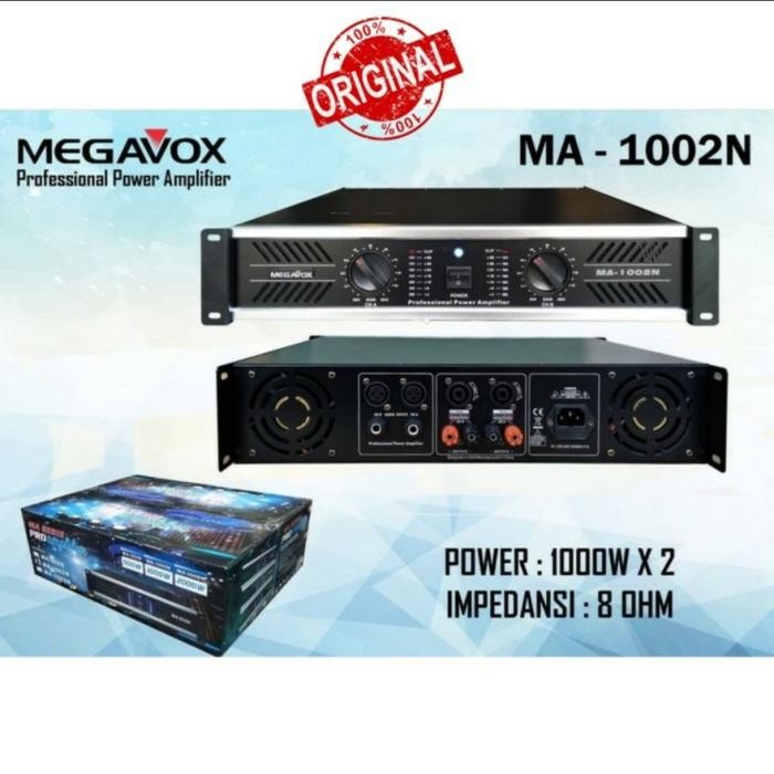 POWER AMPLI MEGAVOX MA1002 POWER MEGAVOX MA 1002