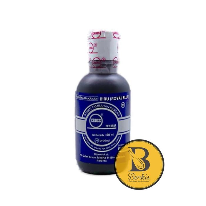 

Cross Pewarna Makanan Royal Blue 60 cc / Food Coloring Biru
