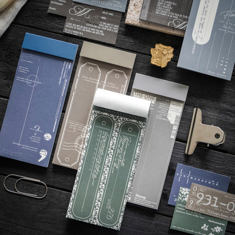 

30 Sheets Vintage English Text Decor Material Paper Creative DIY Decorative Planner Scrapbooking