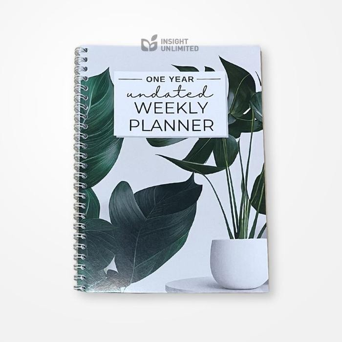 

Undated One Year Weekly Planner